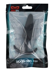 Silikonski analni plug u crnoj boji AT 1230-3